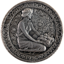 Silver medal - one of the exhibits of the exhibition