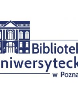 University Library logo in blue and white colours.