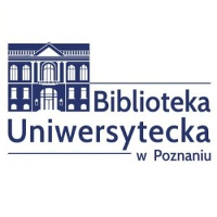 University Library logo in blue and white colours.