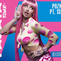 Graphics promoting the concert