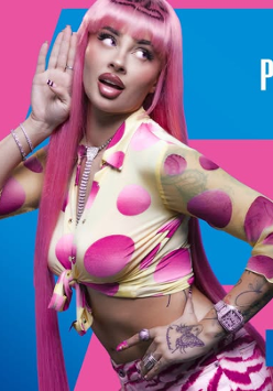 Graphics promoting the concert