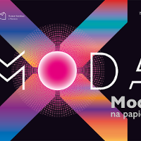 Graphics promoting the exhibition