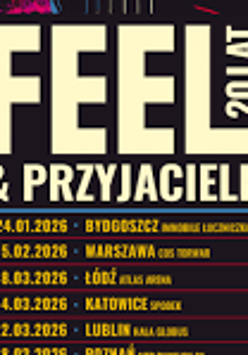 Graphics promoting the concert