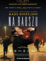 Film poster: a man drinking champagne from a bottle, a few people as a background.