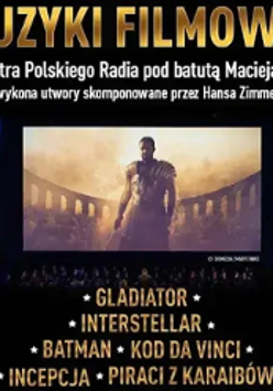Event poster with information about the event and photo from "Gladiator" film.