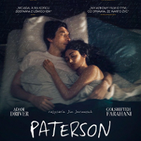 Film poster - a sleeping couple hugging each other and information about the movie.