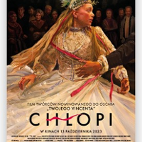 FIlm poster: dancing young woman in a folk costume.