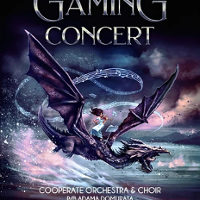 Graphics promoting the concert