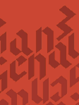 Dark "Ganz Genau" inscription on a red background