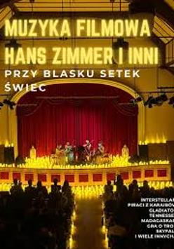 Graphics promoting the concert