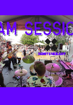 Event poster - music band performing on stage