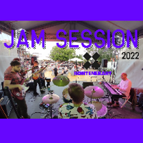 Event poster - music band performing on stage