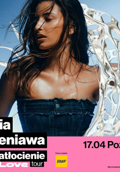 Graphics promoting the concert