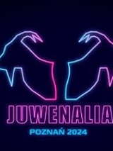 Festival poster: outline of two goat heads on a black background and the title of the event.