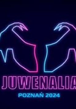 Festival poster: outline of two goat heads on a black background and the title of the event.