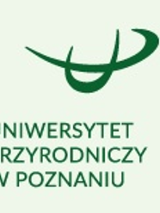 Green and white logo of Uniwersytet Przyrodniczy.