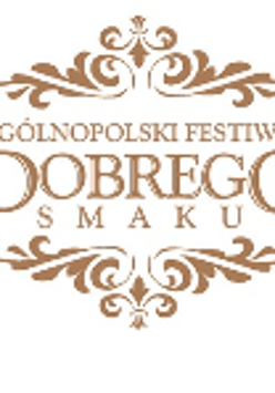 Brown captions (the title of the festival) on white background