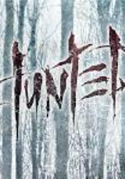 The name of a band on white and grey background