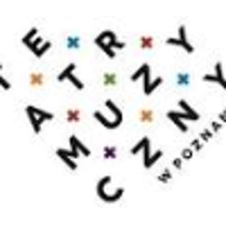 Black letters and colourful small crosses on white background