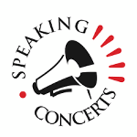 The picture shows a megaphone and the inscription "speaking concerts".