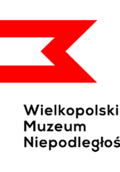 White, red and black logo of the Museum.