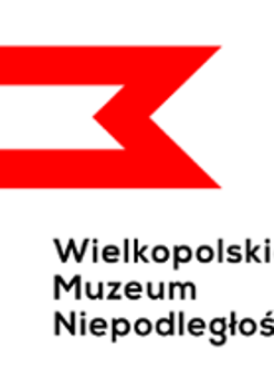 Logo of the museum in red, whiet and black colours.