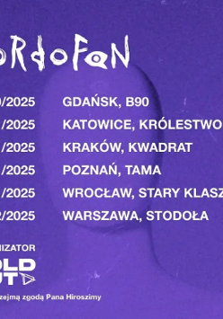 Graphics promoting the concert