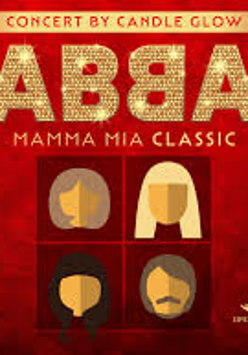 Graphics promoting the concert