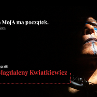 Graphics promoting the exhibition