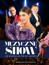 Graphics promoting the concert