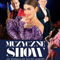 Graphics promoting the concert