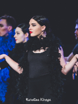 Photo of students performing on stage