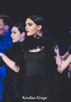 Photo of students performing on stage