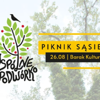 Event poster with information of it and with a drawing of a tree.