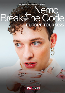 Graphics promoting the concert