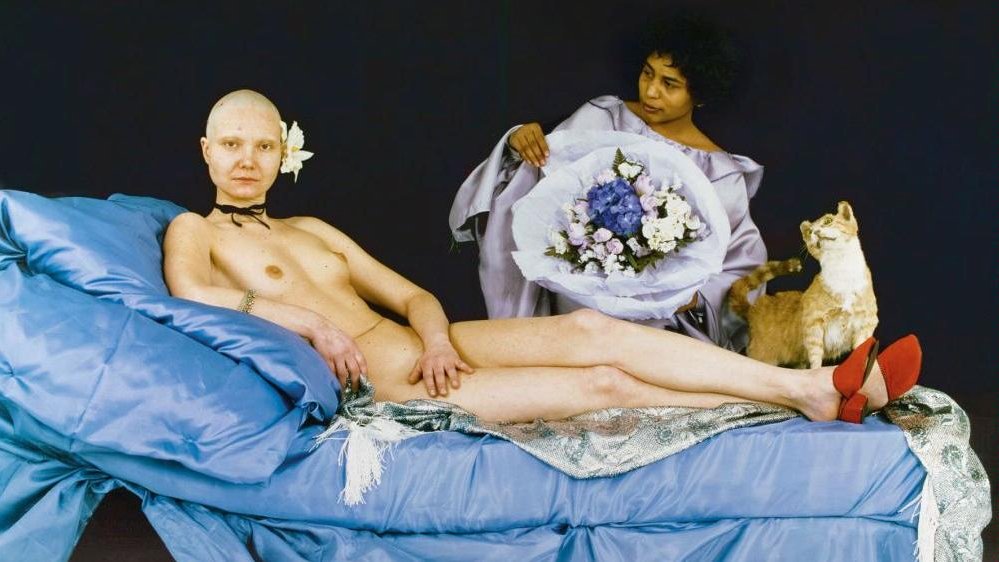 photo of Katarzyna Kozyra, "Olimpia" ("Olympia"), holdings of the National Museum of Kraków,