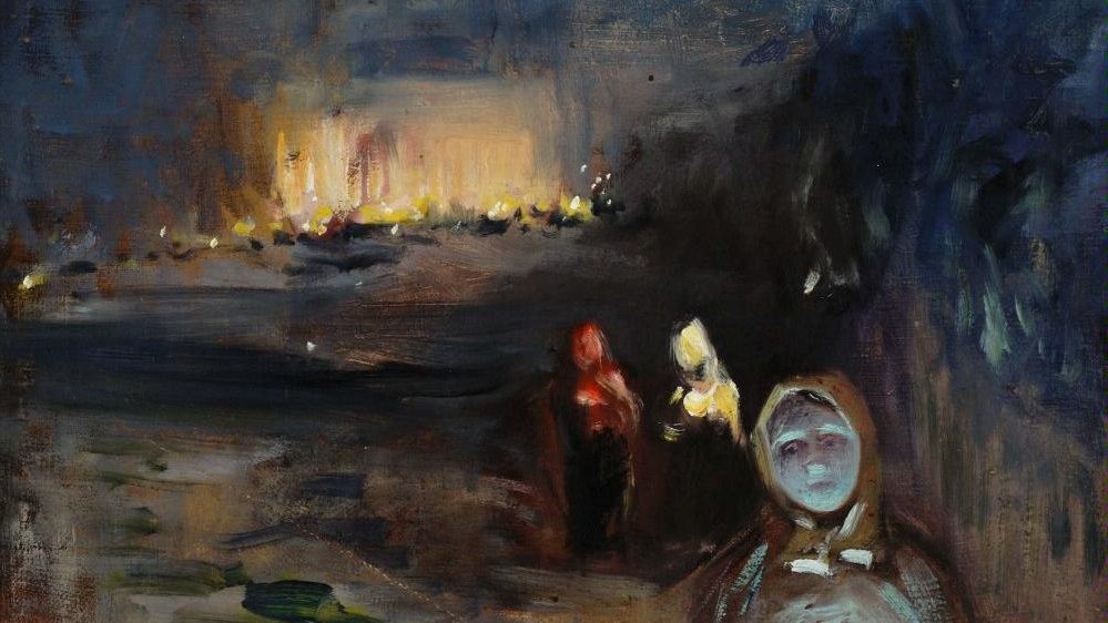 photo of Władysław Podkowiński, "Sobótki - studium" ("Sobótka Celebrations - A Study"), holdings of the District Museum of Bydgoszcz