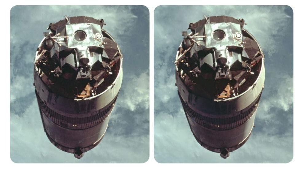 photo of Mission Moon exhibition, London Stereoscopic Company