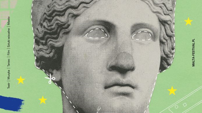 A posters advertising this year's Malta Festival