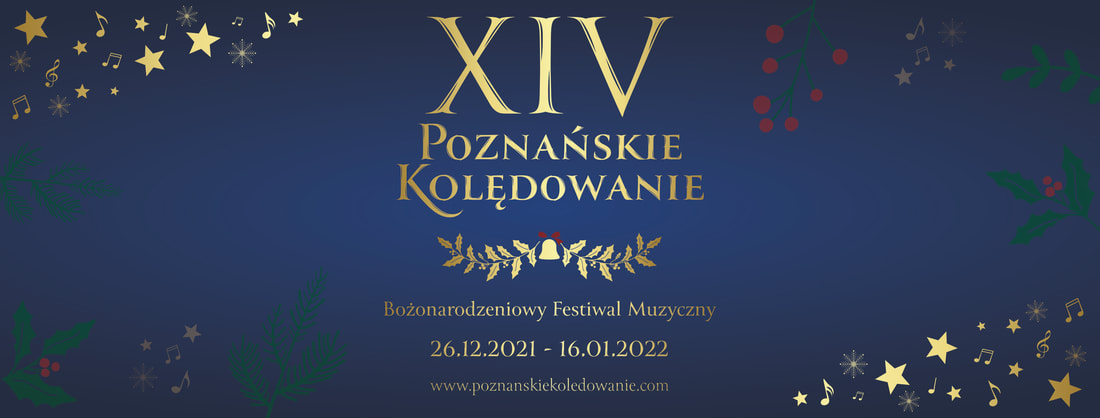 Event poster - information about the event on dark blue background. - grafika artykułu