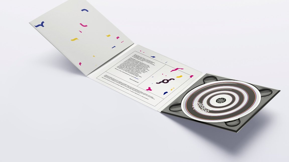 Photo of inner sleeve of an album with cd