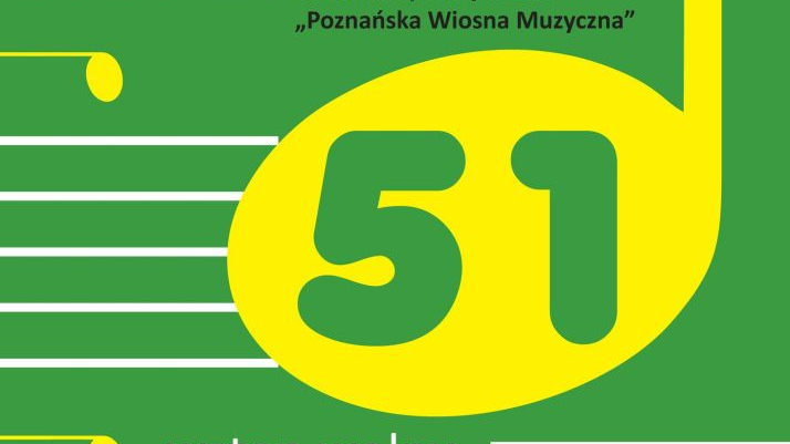 Festival poster in green and yellow colours with information about the events.