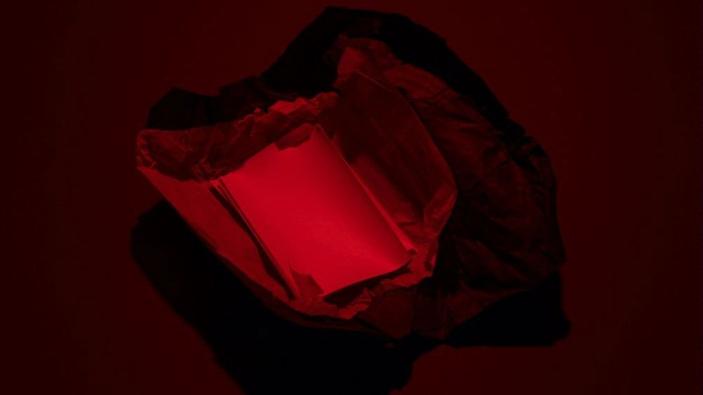 Abstract photo in red colors