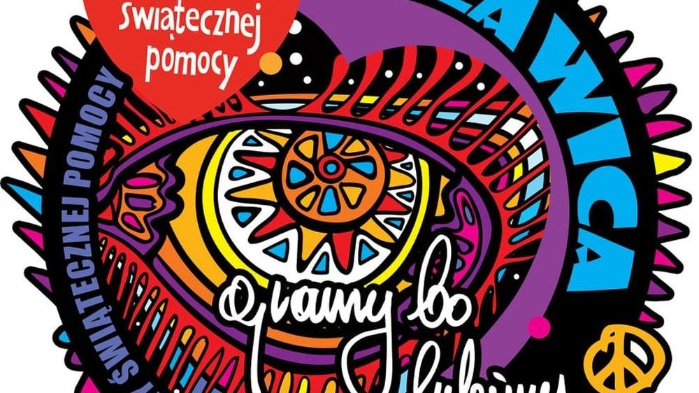 Logo of WOŚP Ławica District Headquarters.