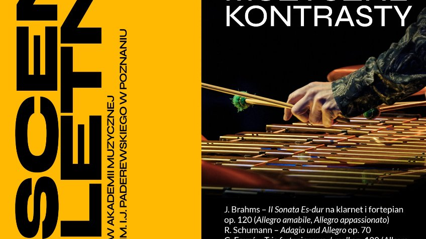 Poster with information about the concert on July, 9.