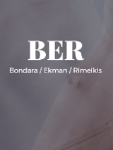 Performance poster - white title of the performance on a gray background.