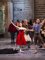 Photo from the performance: dancers on stage