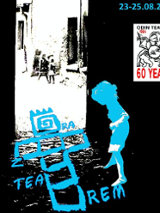 Poster of Backyard Theatre Festival with information about it.