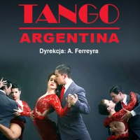 Performance poster: three dancing couples and the title of the performance.