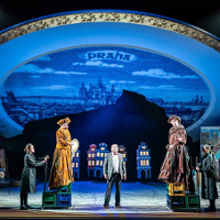 Photo from the performance: opera singers on stage.